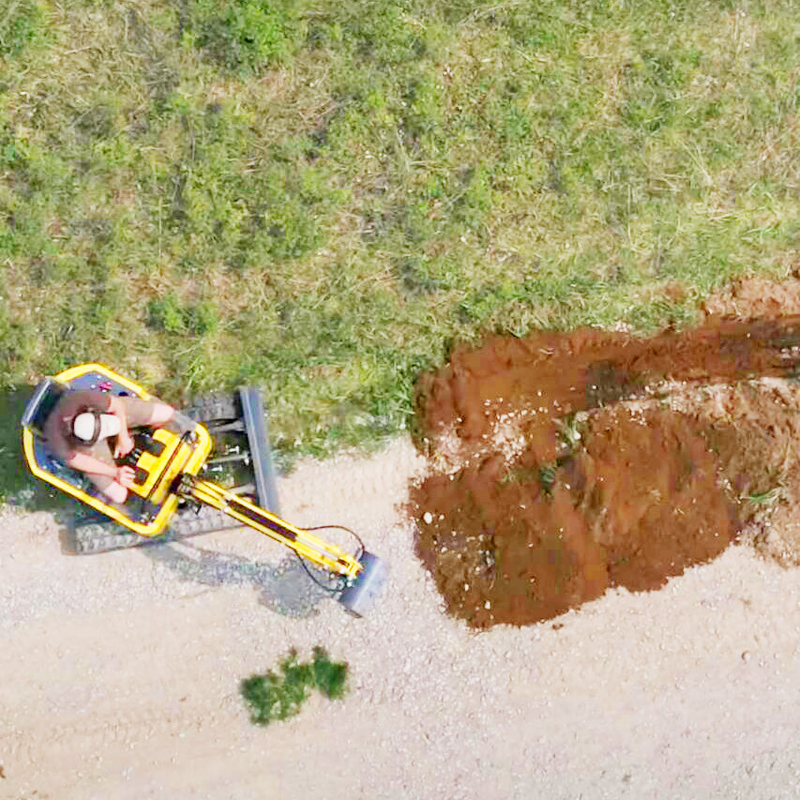 Petit bêcheur de machines de déplacement de Thumb Micro Earth de Bagger de Mini Clamshell Shovel Excavator Trailer petit