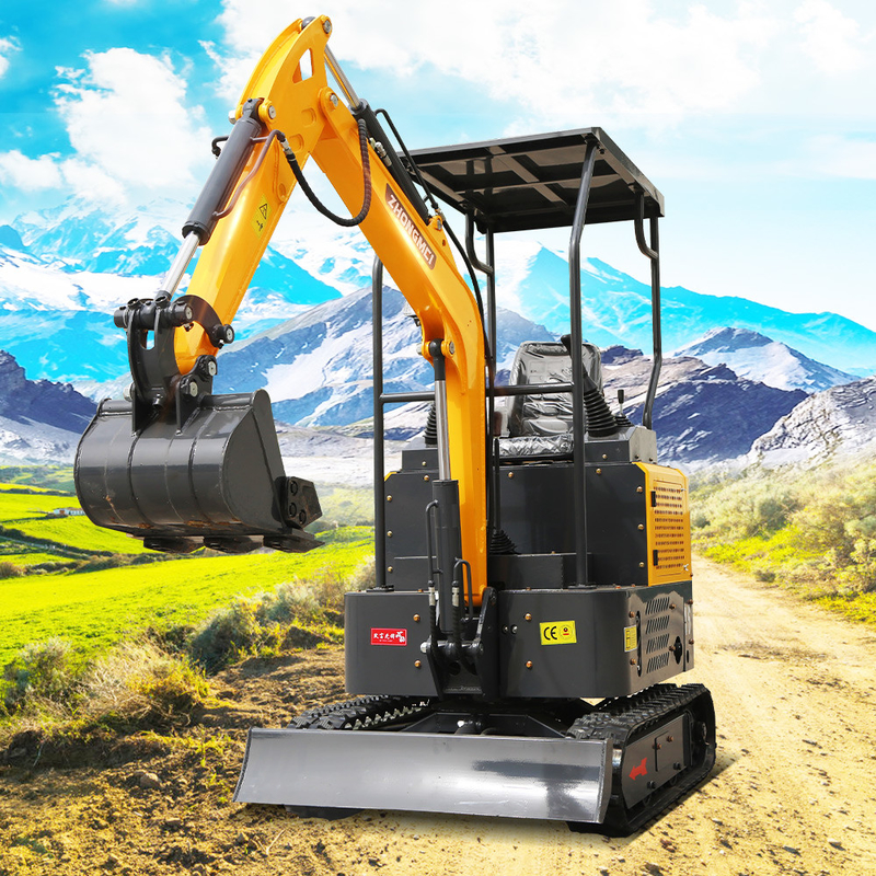 Excavadora Escavator Pelle Digger Mini Excavator de Ton Mini de la chenille 1,2 de ZHONGMEI Minibagger