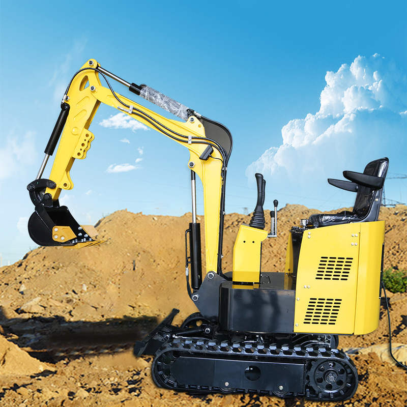 Batterie au lithium de chenille d'excavatrices de jardin de Mini Electric Excavator China Micro petit Digger With Backhoe